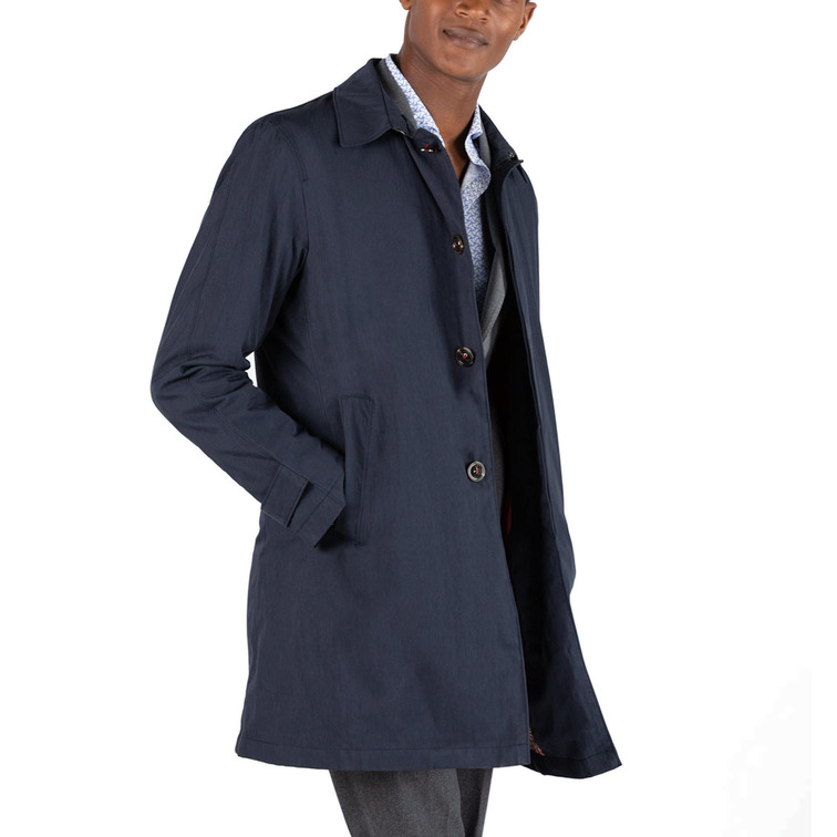chasseresse homme  ganso trench coat navy