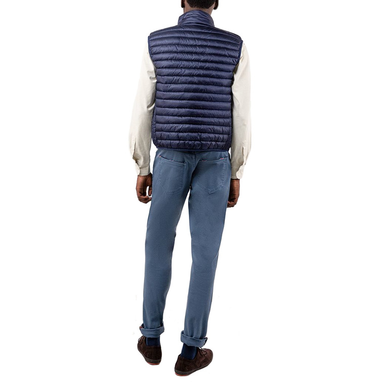 cazadora homme  ganso veste acolchado básico marin