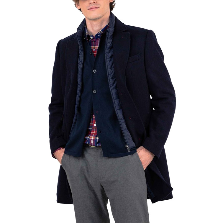 homme manteau paño marino u