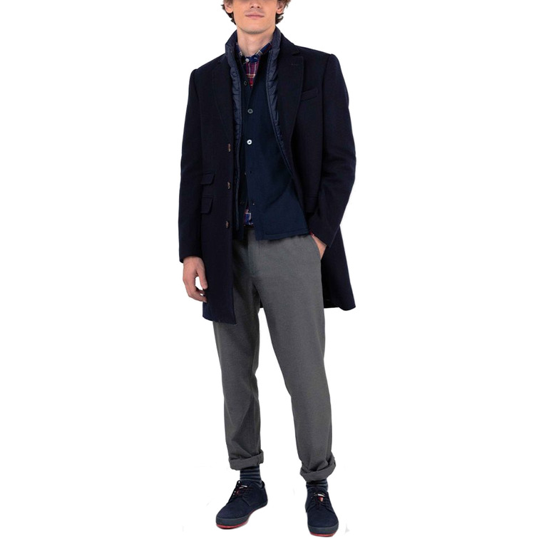 homme manteau paño marino u