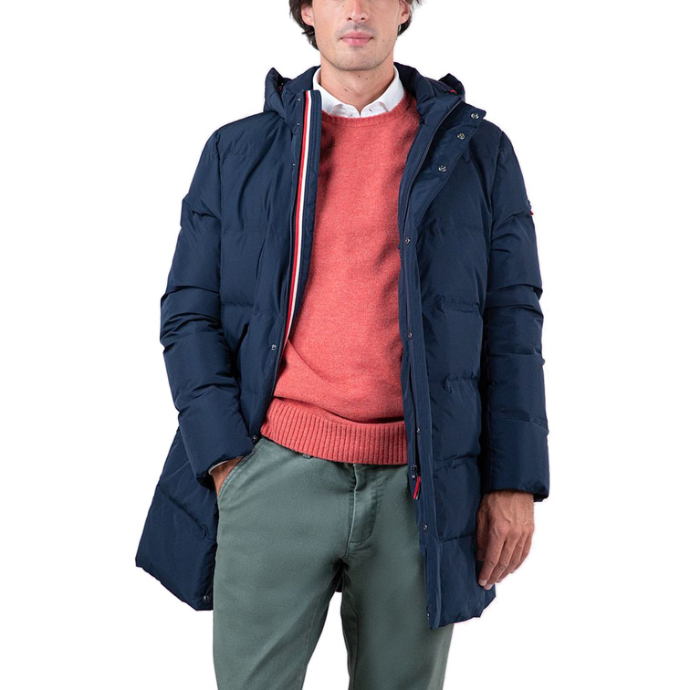 homme manteau largo plumas marino u