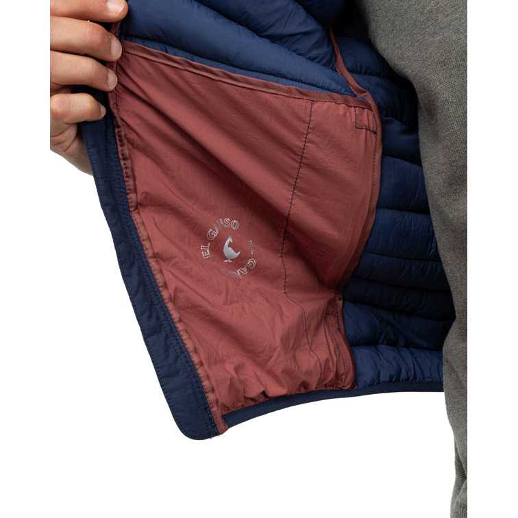 cazadora homme  el ganso veste acolchado básico marin