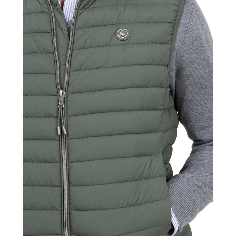 cazadora homme  el ganso veste acolchado básico verde
