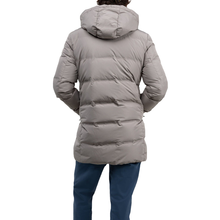 cazadora homme  el ganso manteau plumas largo beige