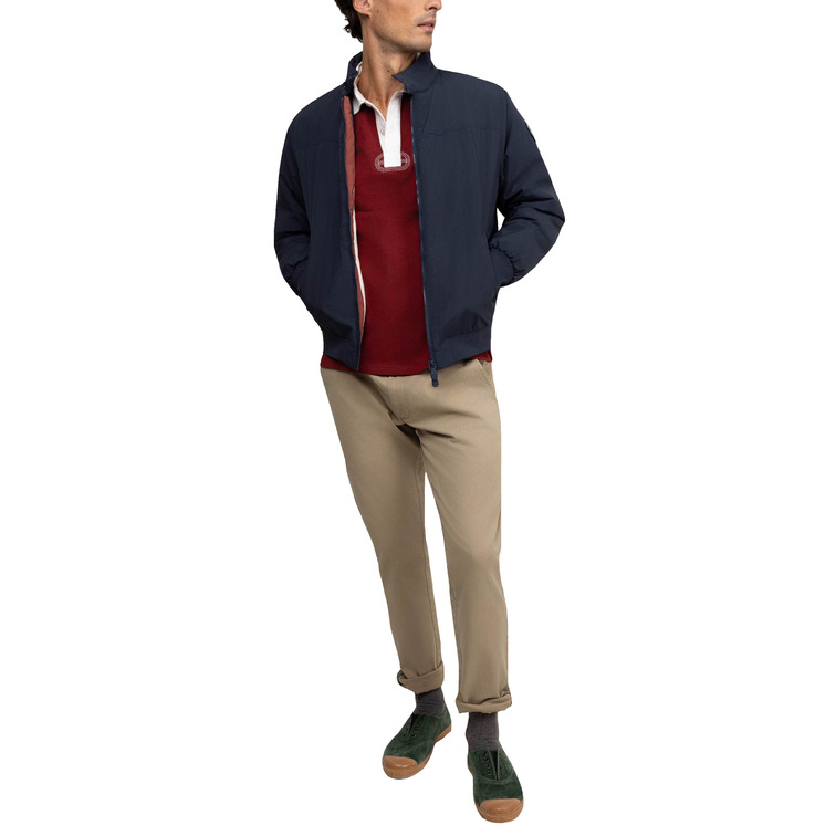 cazadora homme  el ganso blouson naútica marino