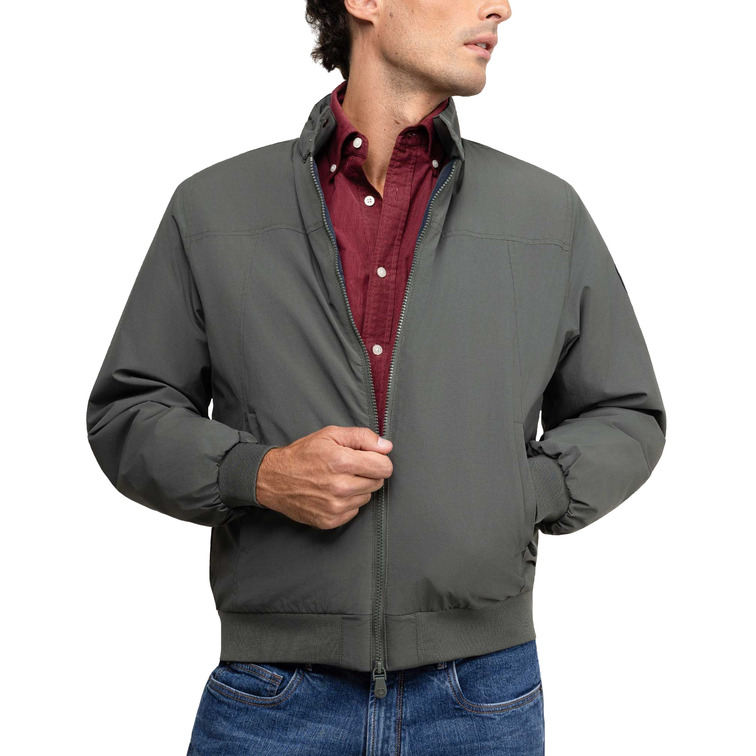 cazadora homme  el ganso blouson naútica verde