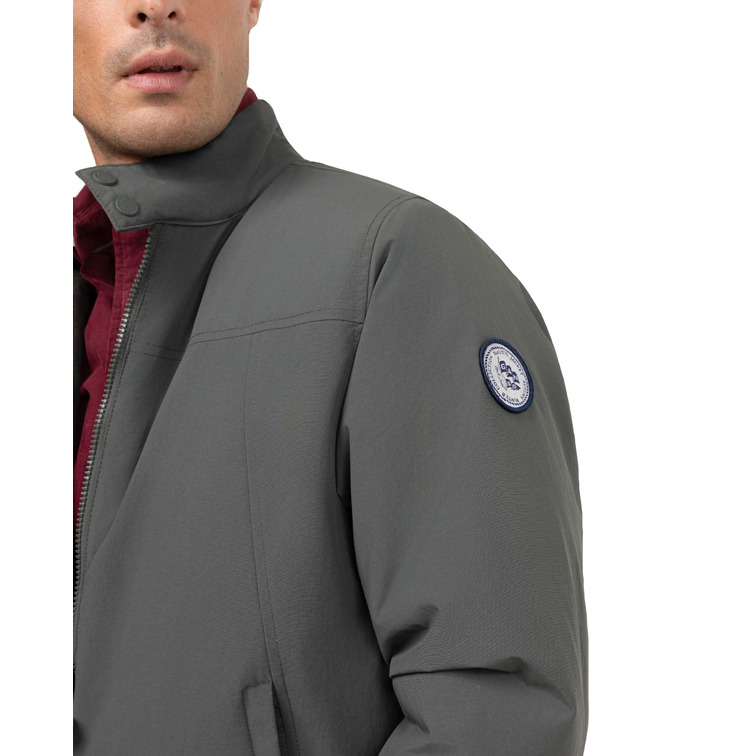 cazadora homme  el ganso blouson naútica verde