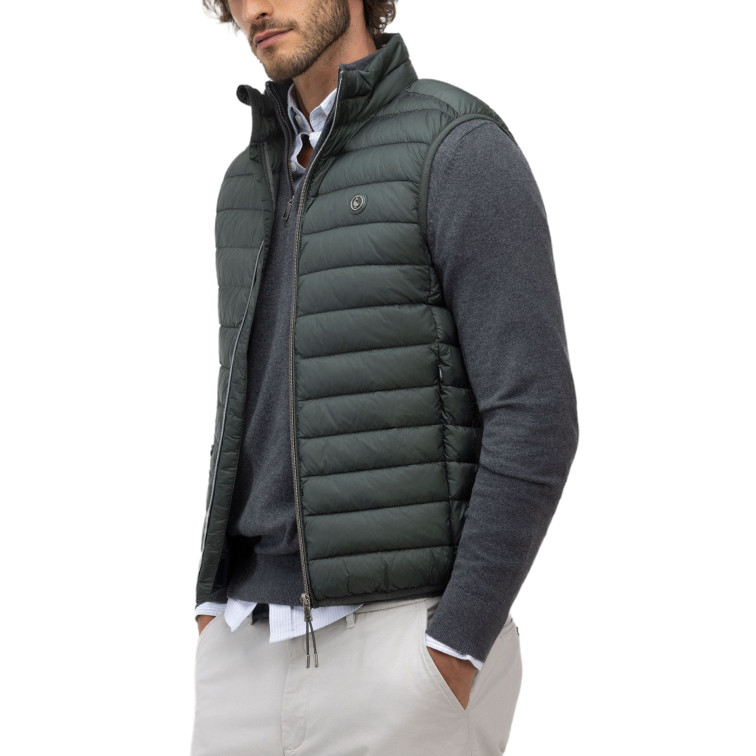 cazadora homme  el ganso veste básico acolchado verde