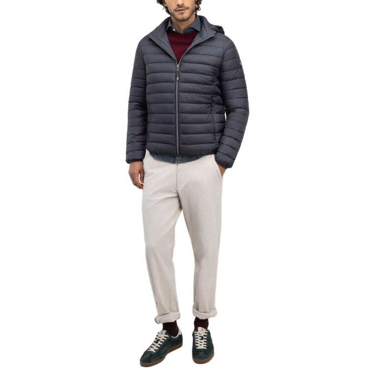 cazadora homme  el ganso blouson básica acolchada gris