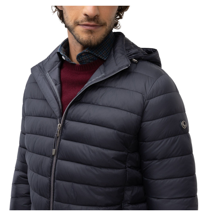 cazadora homme  el ganso blouson básica acolchada gris