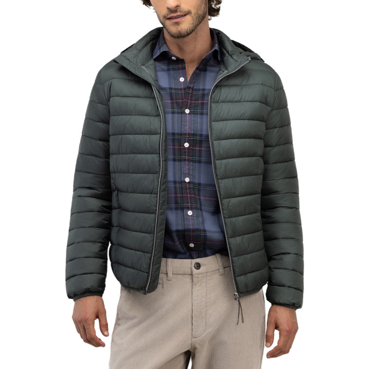 cazadora homme  el ganso blouson básica acolchada verd