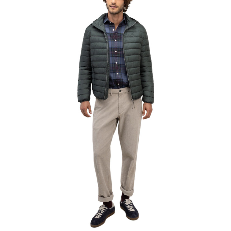 cazadora homme  el ganso blouson básica acolchada verd
