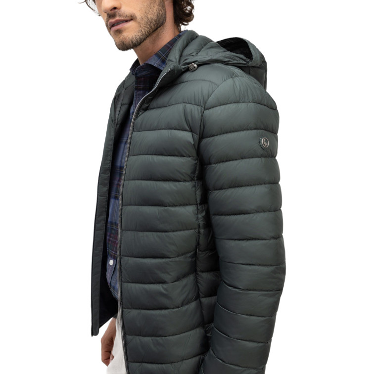 cazadora homme  el ganso blouson básica acolchada verd