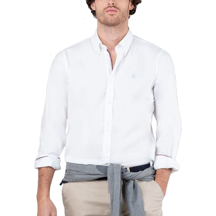 chemise homme  ganso chemise pin point oxford blanca