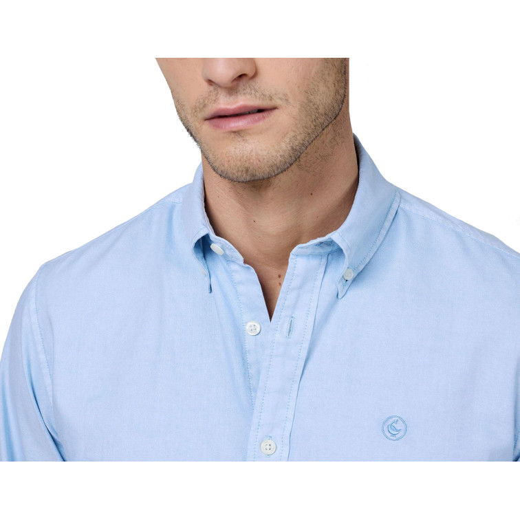 chemise homme  el ganso chemise algodón garment dyed bu