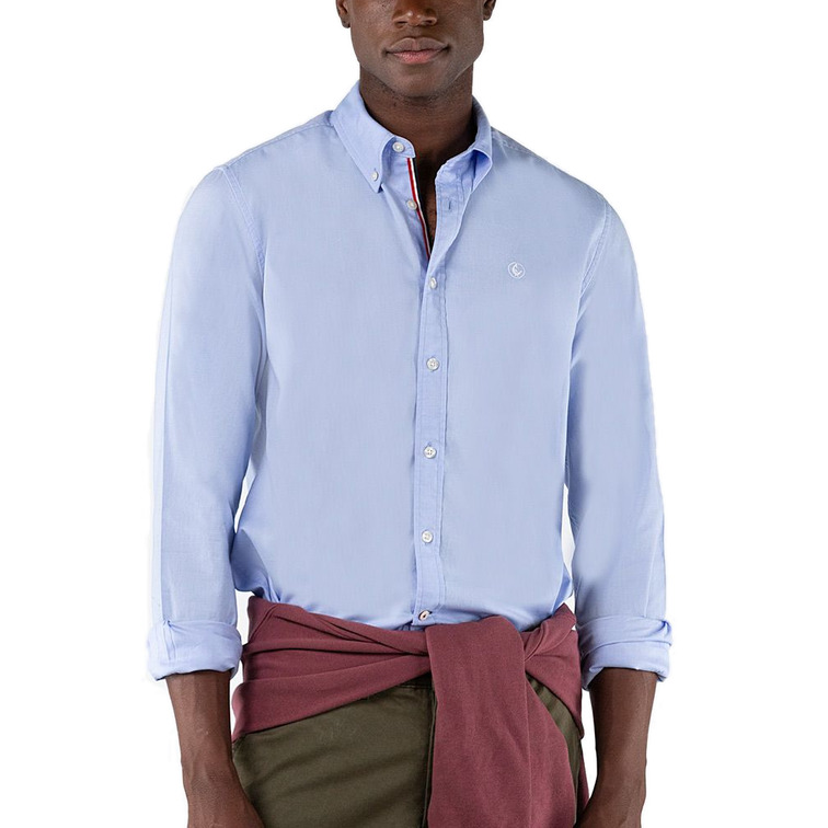 chemise homme  ganso chemise celeste twill cinta ico