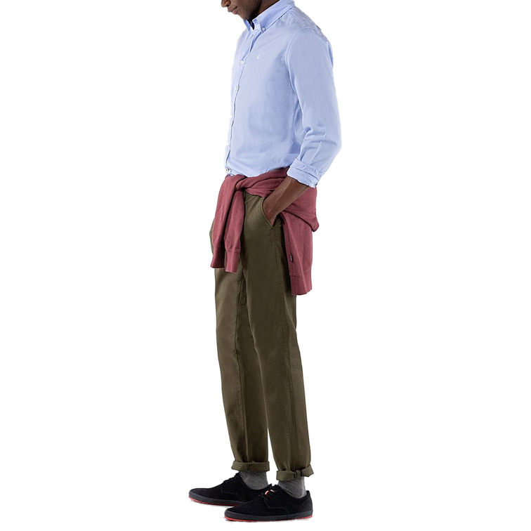 chemise homme  ganso chemise celeste twill cinta ico