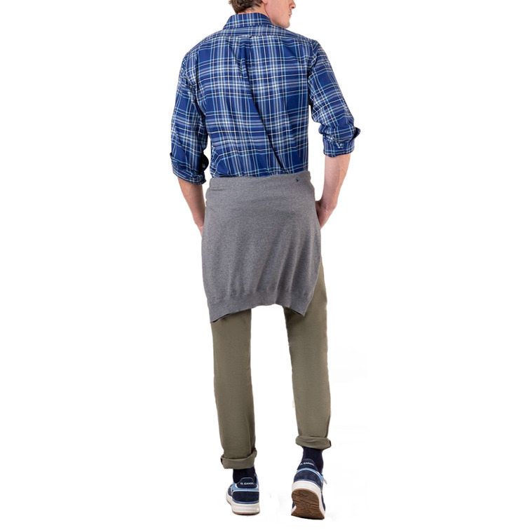 chemise homme  ganso chemise tartán marino