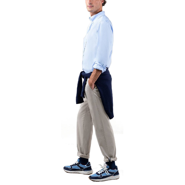 chemise homme  ganso chemise bandera pin point celes
