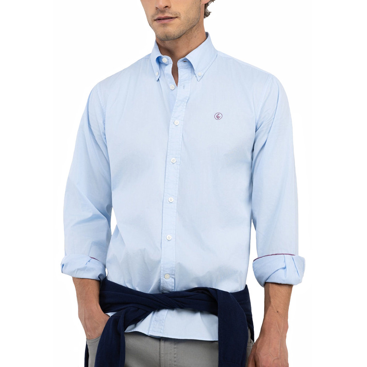 chemise homme  el ganso chemise garment dyed algodón ce