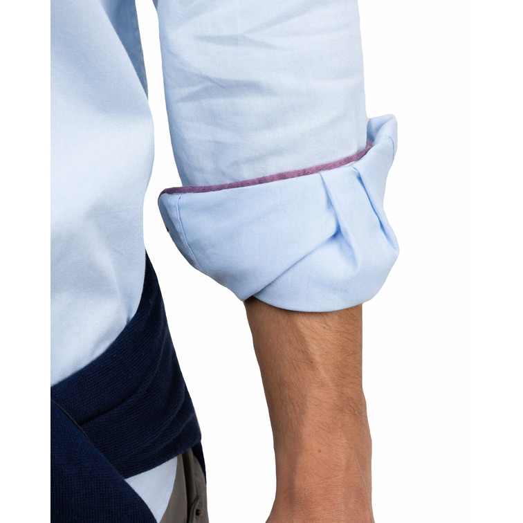 chemise homme  el ganso chemise garment dyed algodón ce