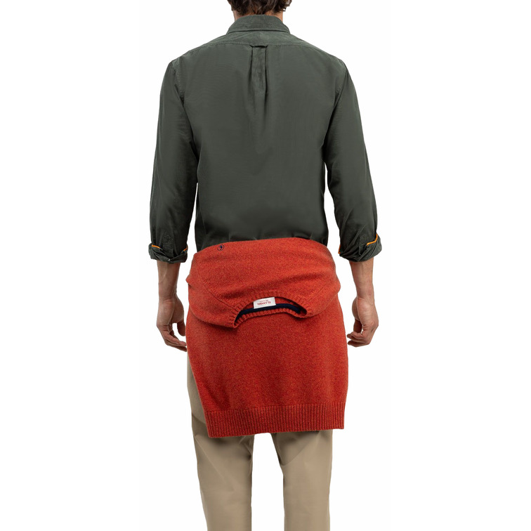 chemise homme  el ganso chemise pana verde