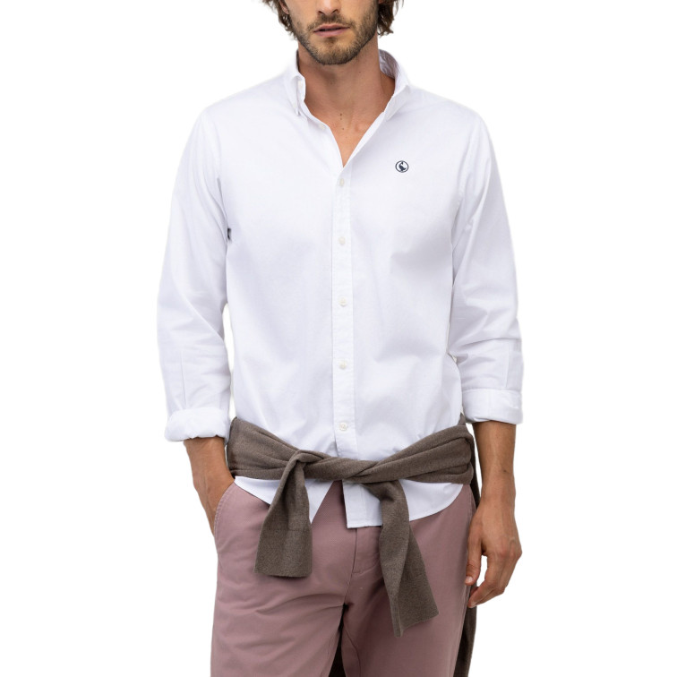 chemise homme  el ganso chemise garment dyed button dow