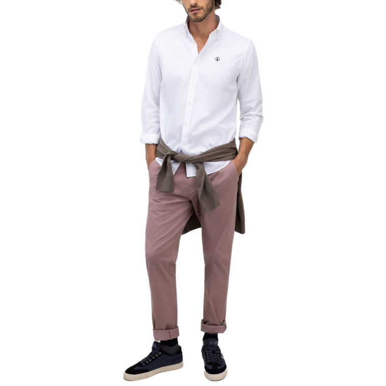 chemise homme  el ganso chemise garment dyed button dow