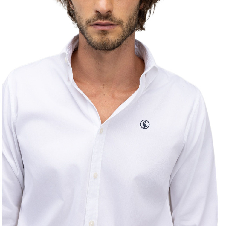 chemise homme  el ganso chemise garment dyed button dow