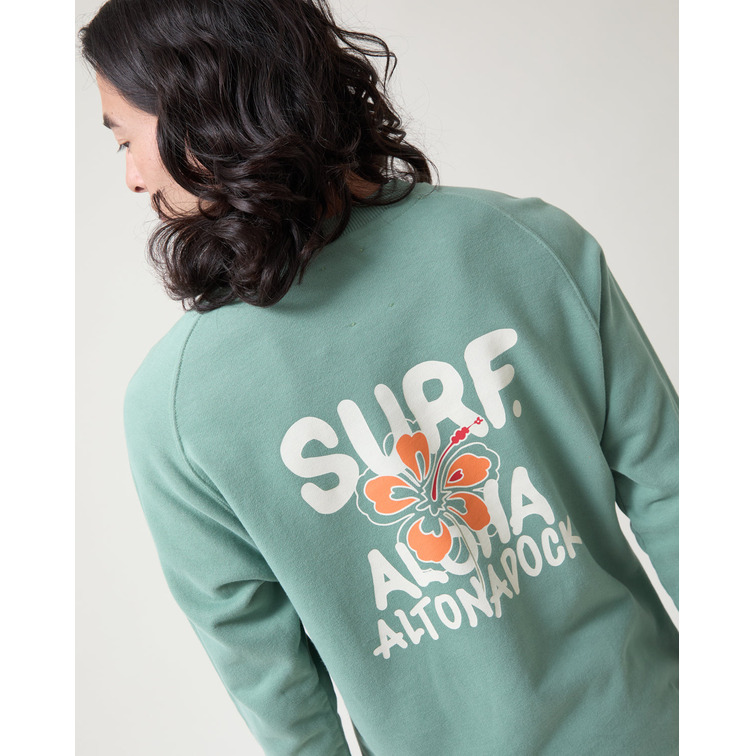 sweat-shirt homme  altonadock sweat-shirt verde