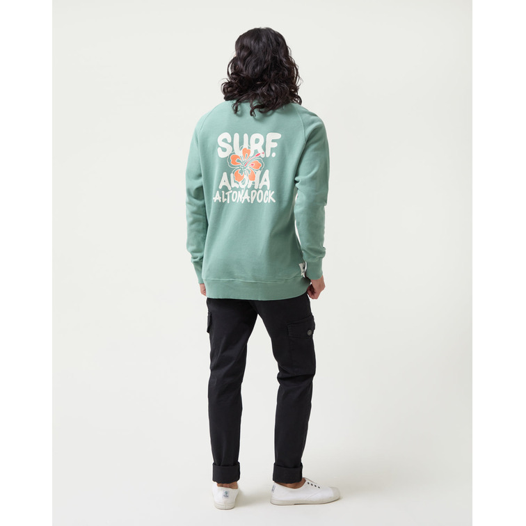 sweat-shirt homme  altonadock sweat-shirt verde