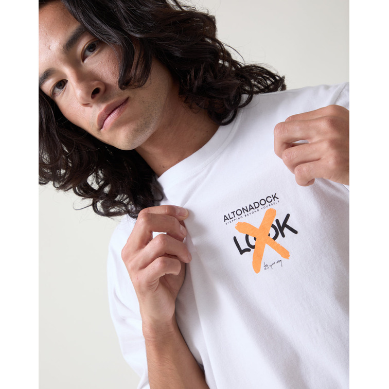 t-shirt homme  altonadock t-shirt blanco