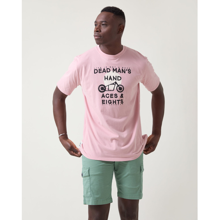 t-shirt homme  altonadock ropa t-shirt magenta