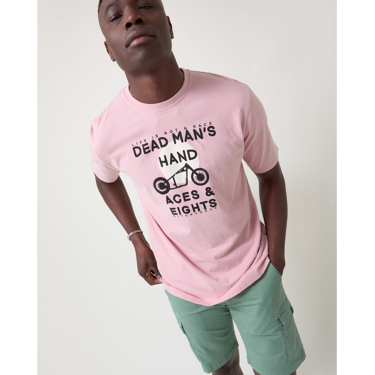 t-shirt homme  altonadock ropa t-shirt magenta