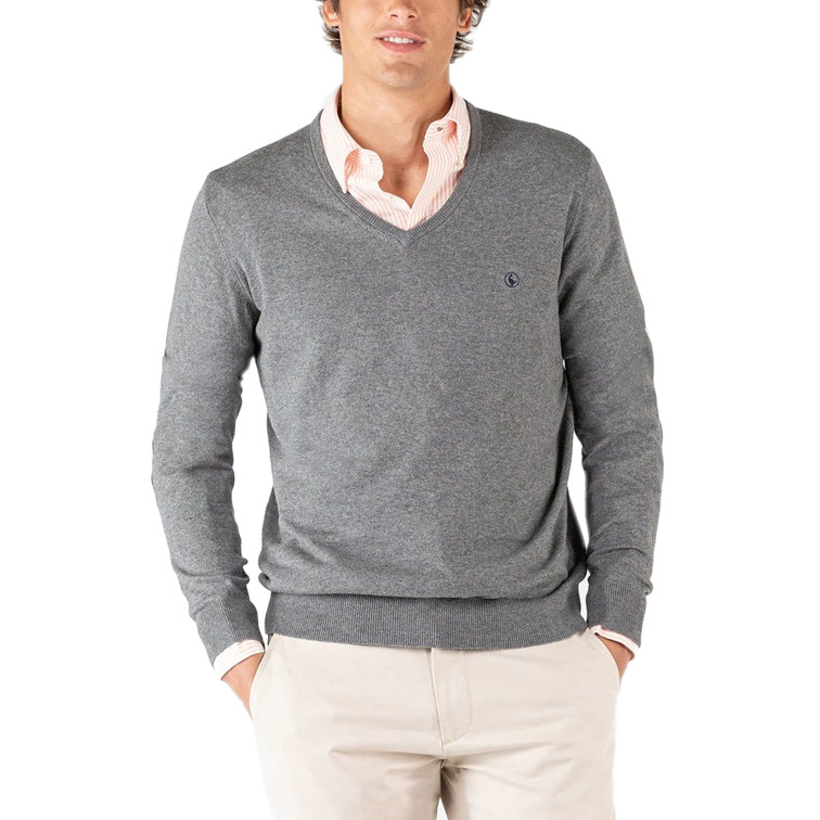 maillot homme  ganso maillot cuello pico coderas gri