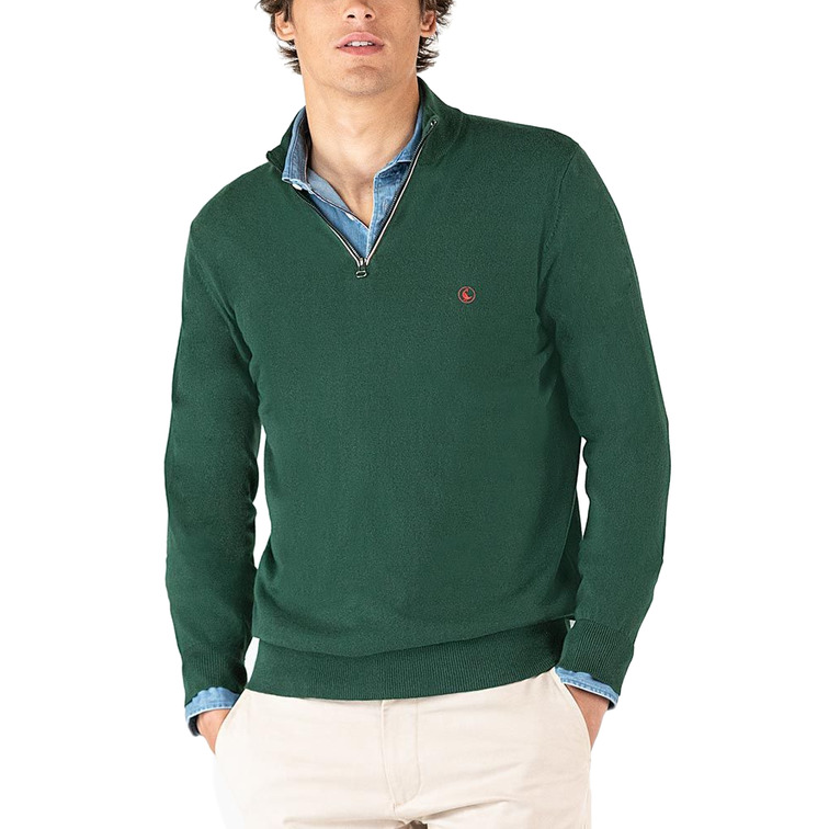 maillot homme  ganso maillot cuello cremallera verde