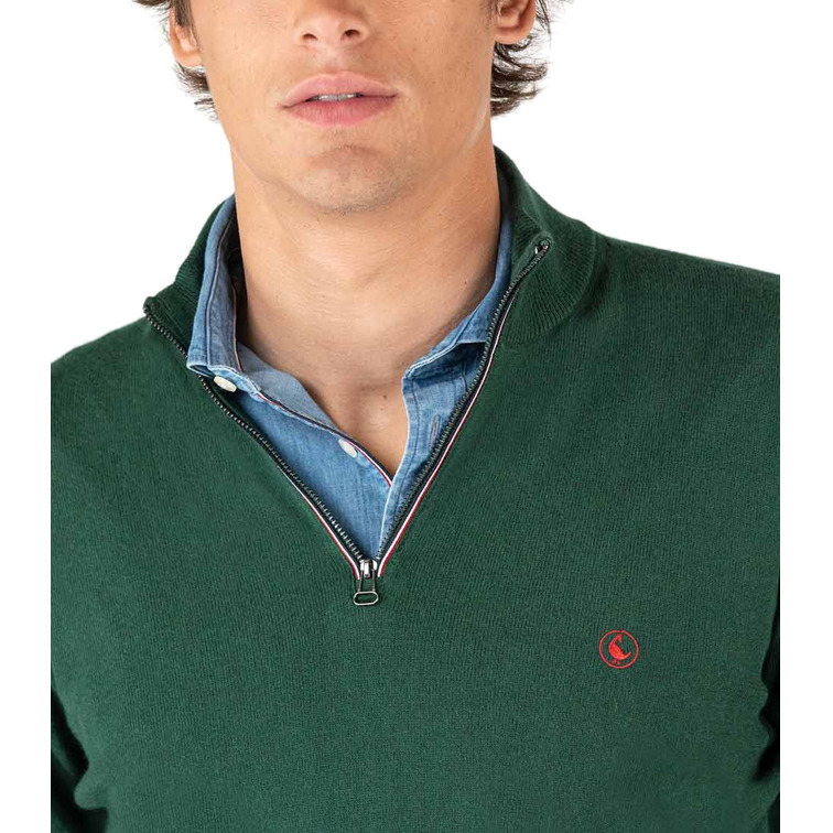 maillot homme  ganso maillot cuello cremallera verde