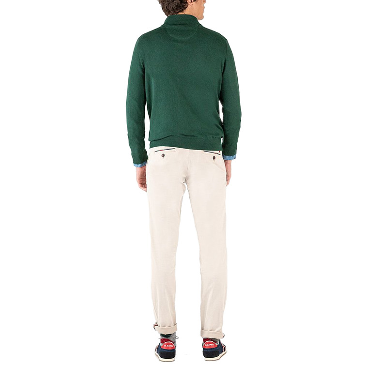maillot homme  ganso maillot cuello cremallera verde