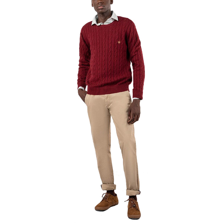 maillot homme  ganso maillot cuello caja cables rojo