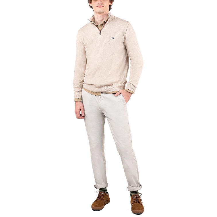 maillot homme  ganso maillot cremallera beige