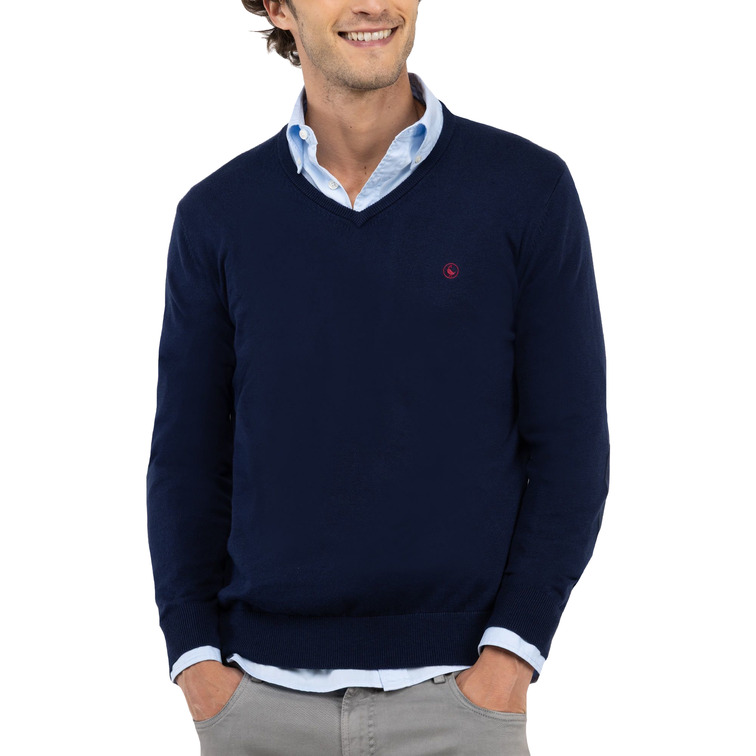 maillot homme  el ganso maillot cuello pico coderas mar