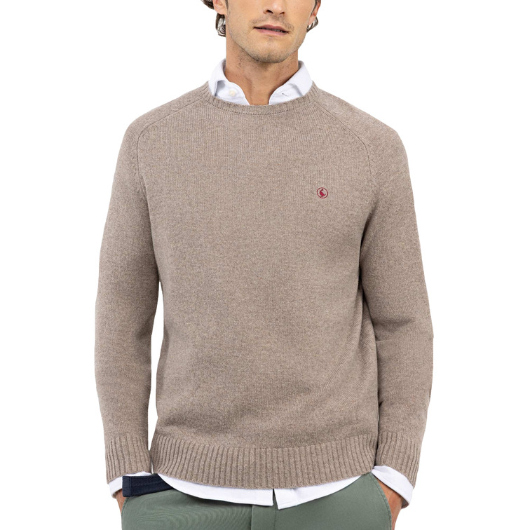 maillot homme  el ganso maillot merino cuello caja beig