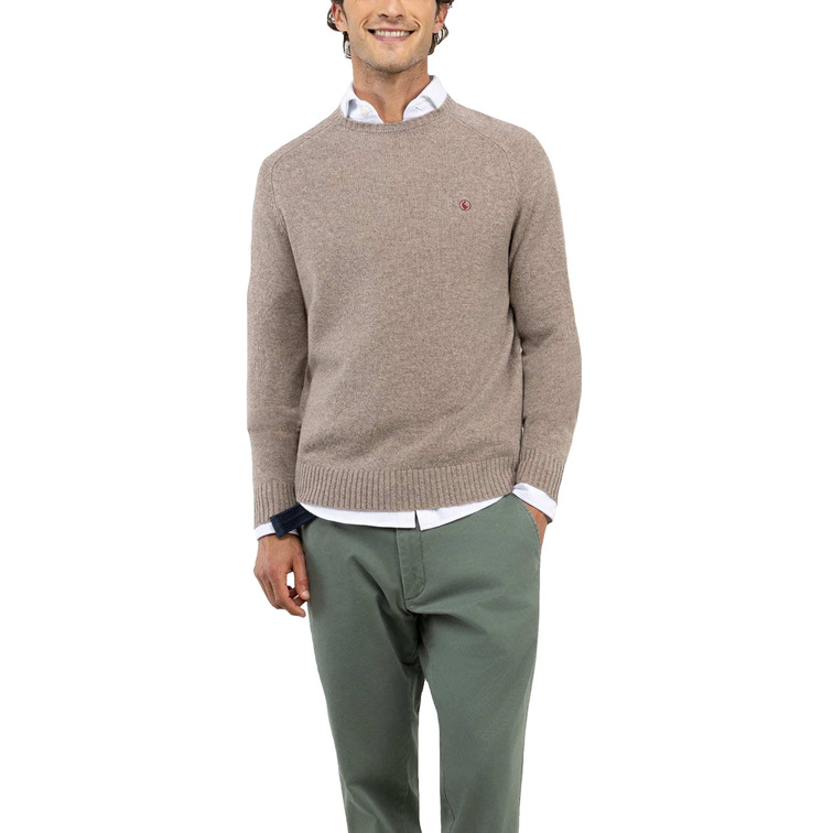 maillot homme  el ganso maillot merino cuello caja beig