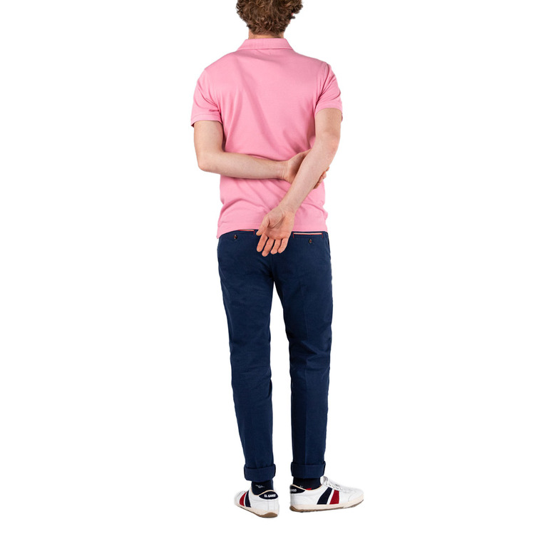 pôle homme  el ganso pôle pique short sleeve pink