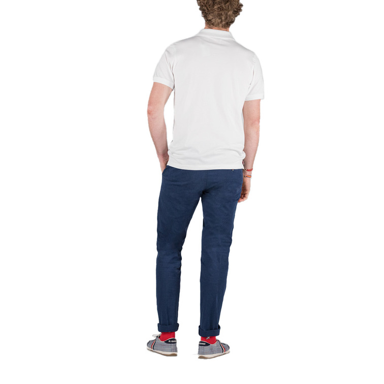 pôle homme  el ganso pôle pique short sleeve white