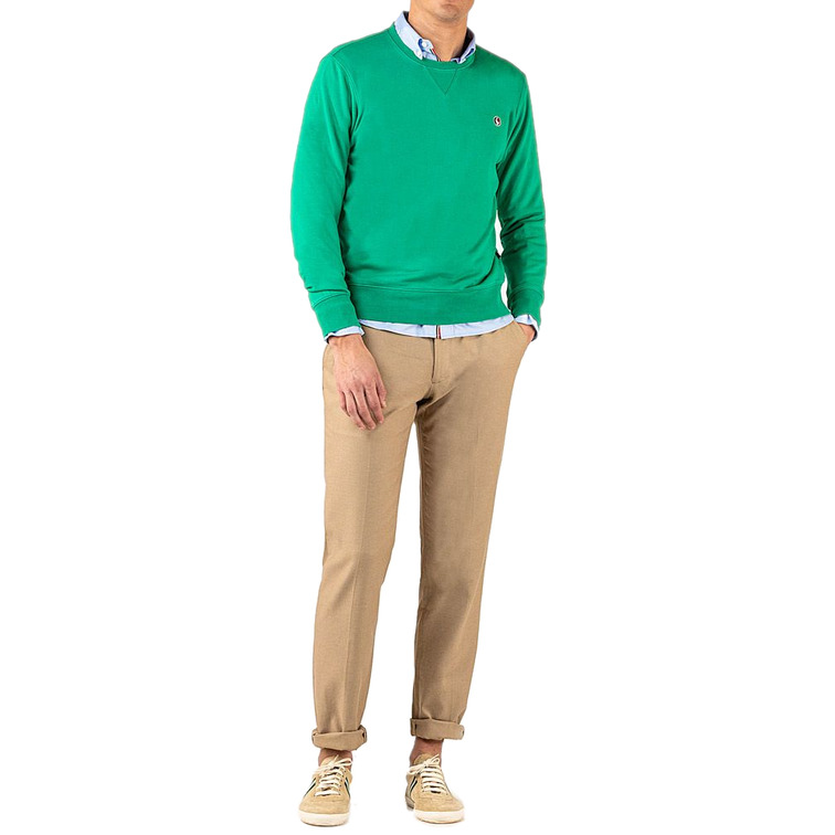 homme sweat-shirt cuello caja u