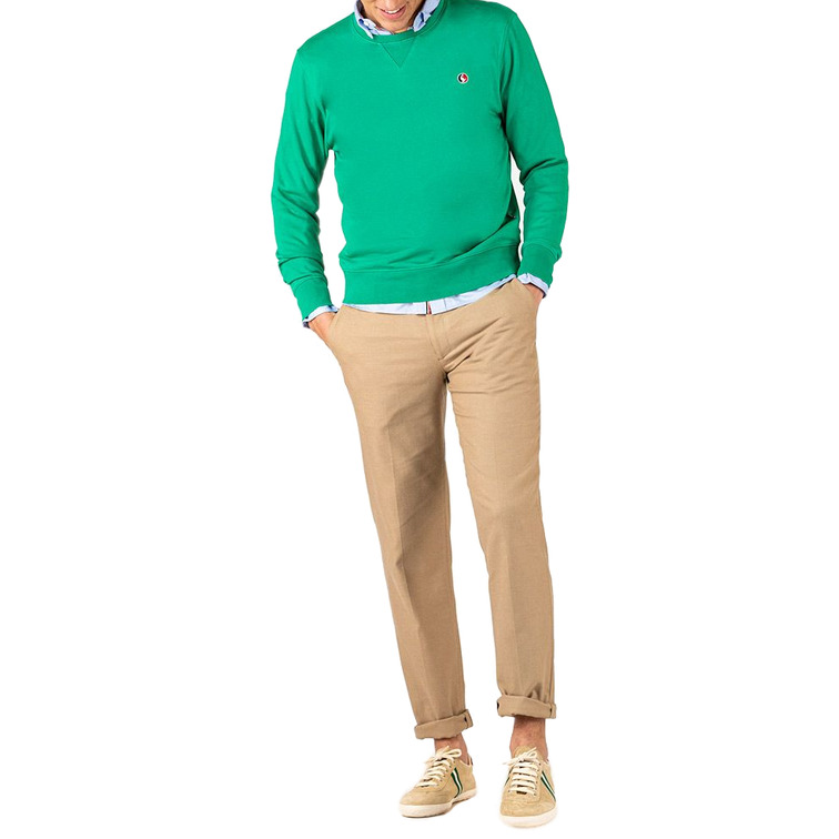 homme sweat-shirt cuello caja u