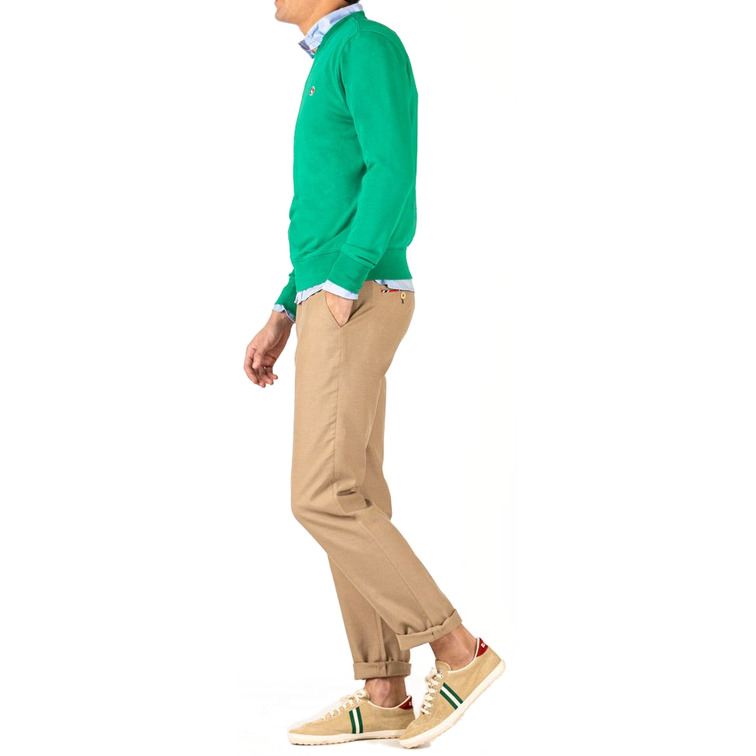 homme sweat-shirt cuello caja u