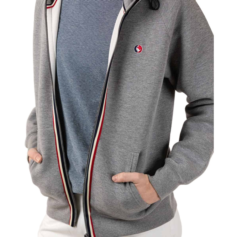 sweat-shirt homme  ganso sweat-shirt zipper capucha