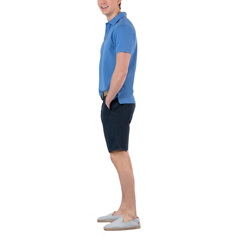 homme pôle liso azul u